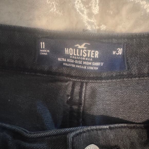 Hollisters Black Denim Women's Shorts - Picture 4 of 6